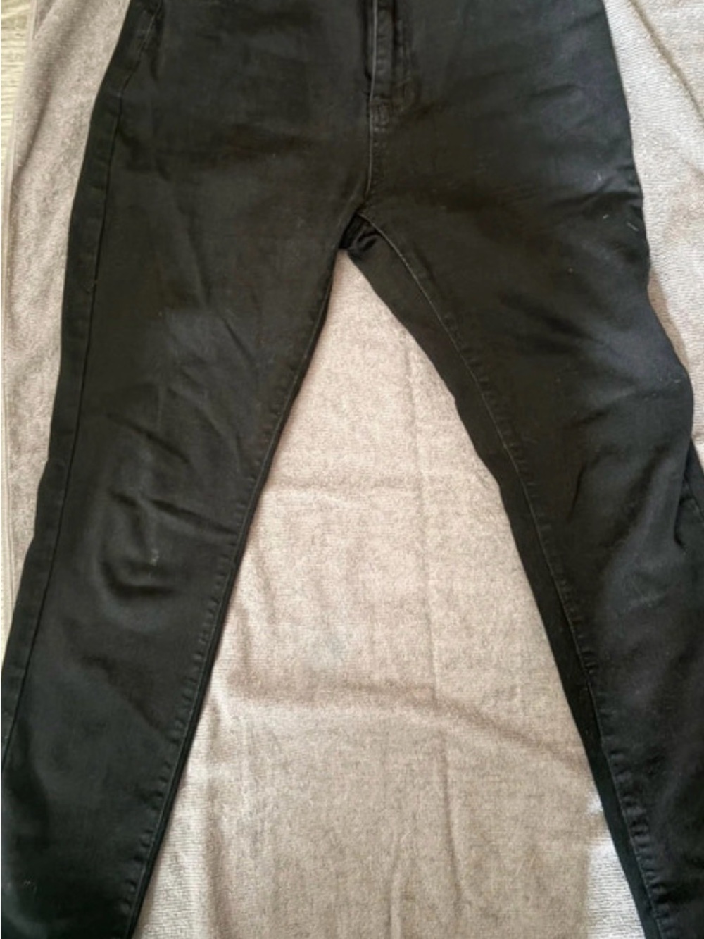 SHEIN Black Ankle Skinny Jeans